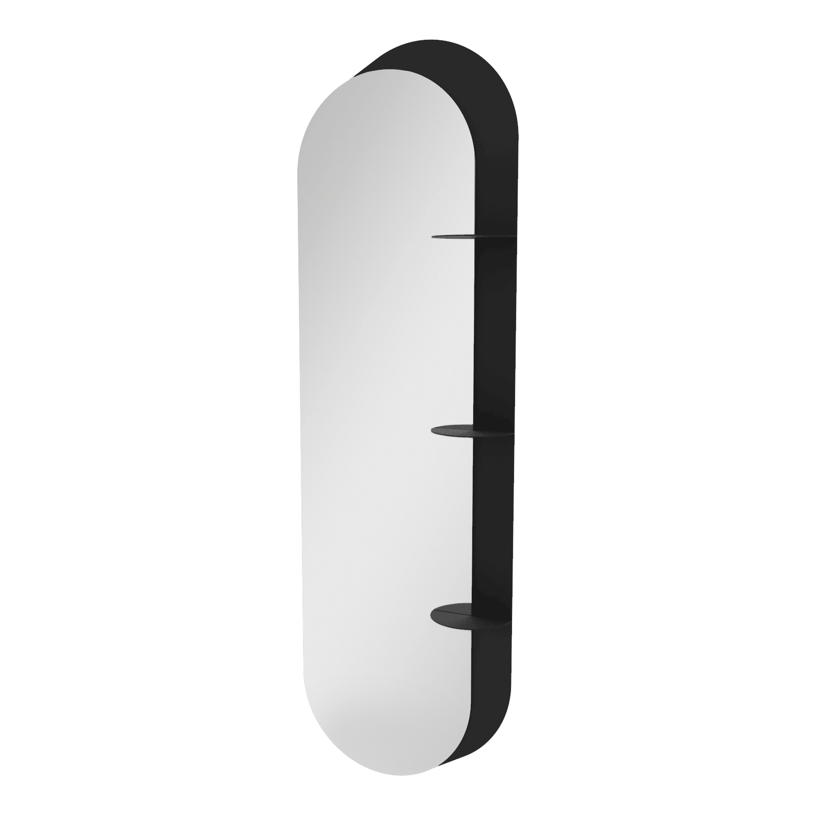 Productafbeelding / render Mirror °02 in Black / Zwart